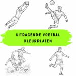 Uitdagende Voetbal Kleurplaten