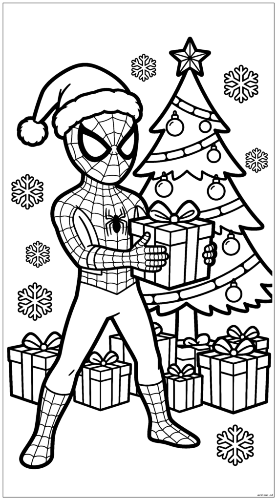 Spider-Man viert Kerstmis