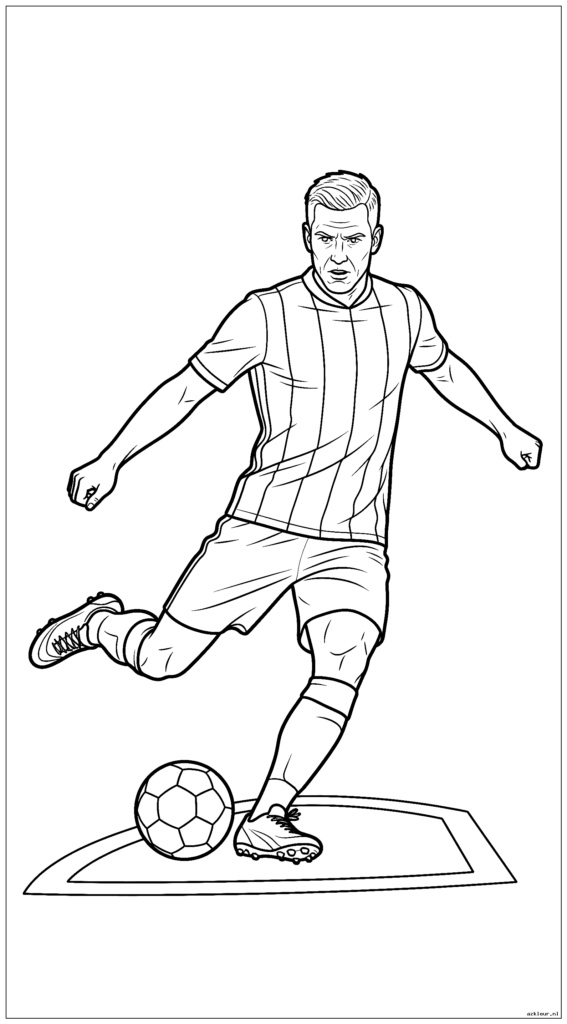 Steven Berghuis neemt een hoekschop