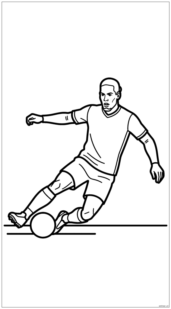 Virgil van Dijk maakt een krachtige verdedigende slide-tackle