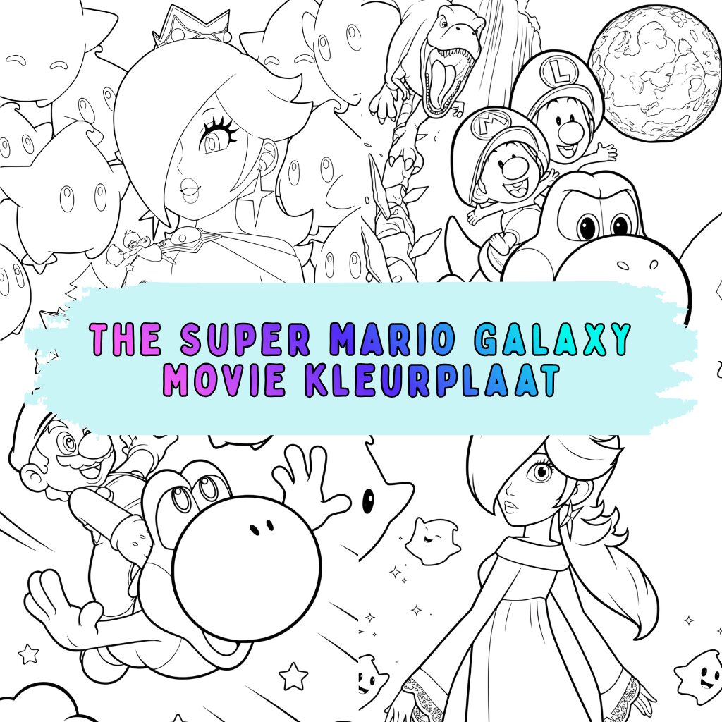 The Super Mario Galaxy Movie kleurplaat